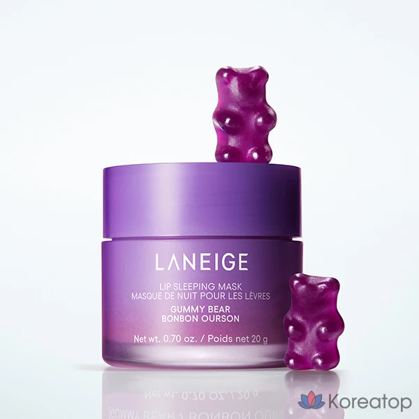 Ночная маска для губ Laneige Lip Sleeping Mask EX, Spider Bear, 20 г, 1 шт.