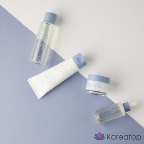 Набор Esfolio Eoseongcho Basic из 4 предметов (пенка + тоник + ампула + крем)