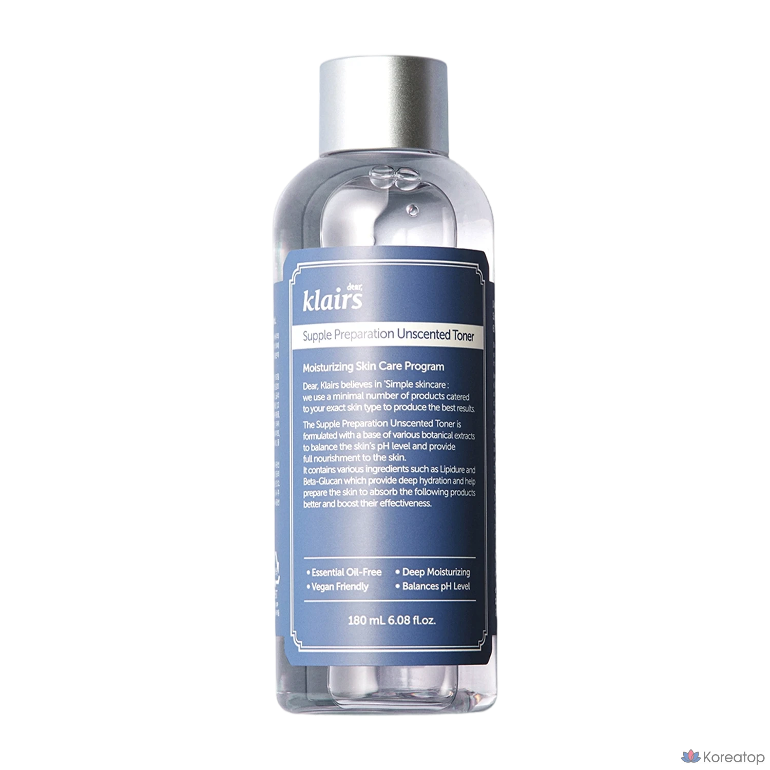 Тоник Dear, Klairs Supple Preparation без запаха, 180 мл, 1 шт.