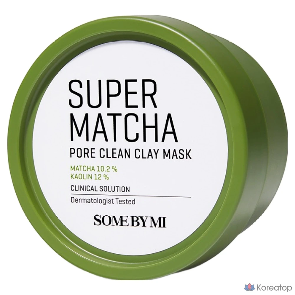 Глиняная маска для очищения пор Some By Mi Super Matcha, 100 г, 1 упаковка, 1 шт.