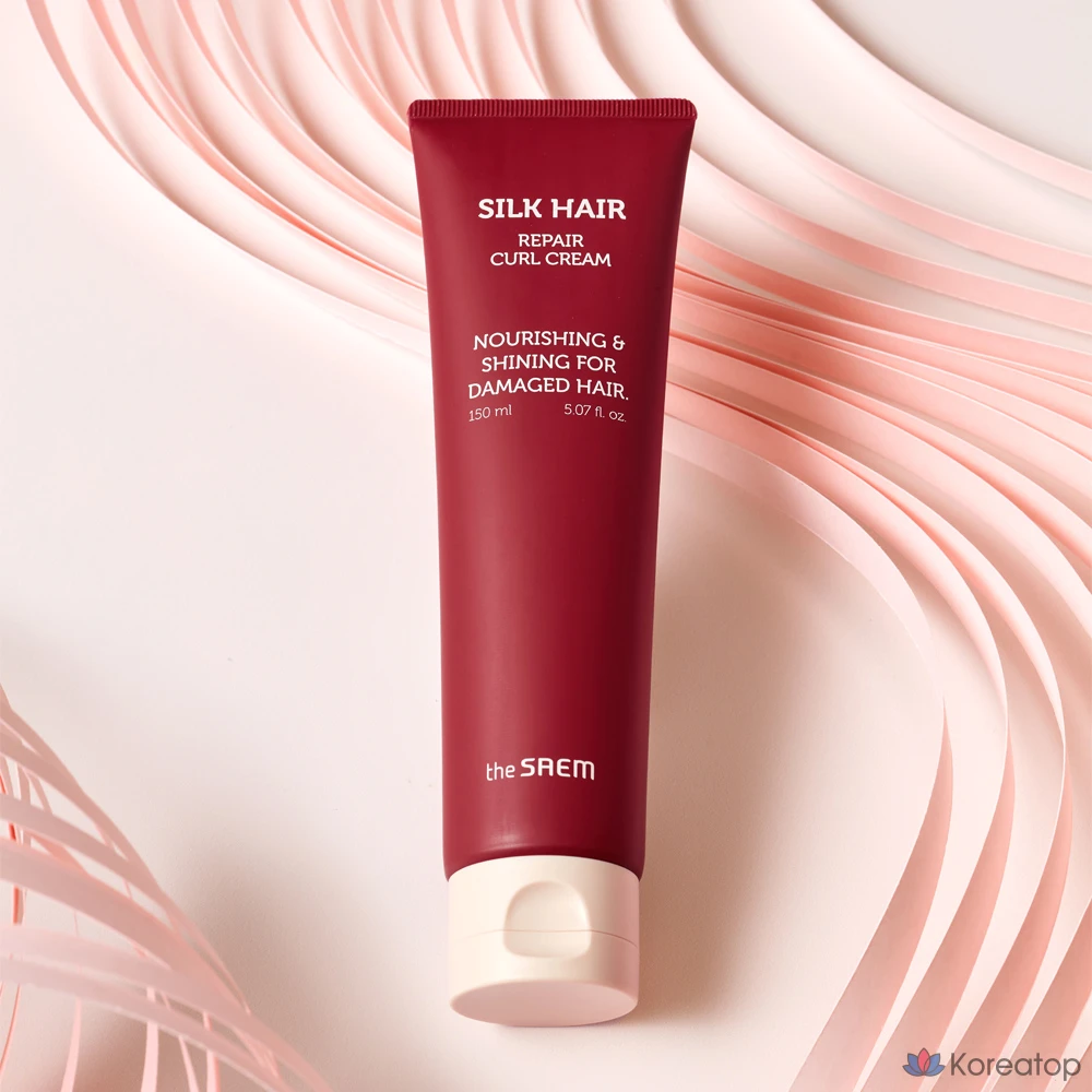 Крем для восстановления кудрявых волос The Saem Silk, 150 мл, 1 шт.