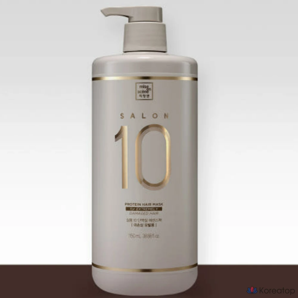 Набор для ухода за сильно поврежденными волосами Mise en Scene Treatment Salon, 10 протеиновых эссенций, 1,15 л, 1 шт.