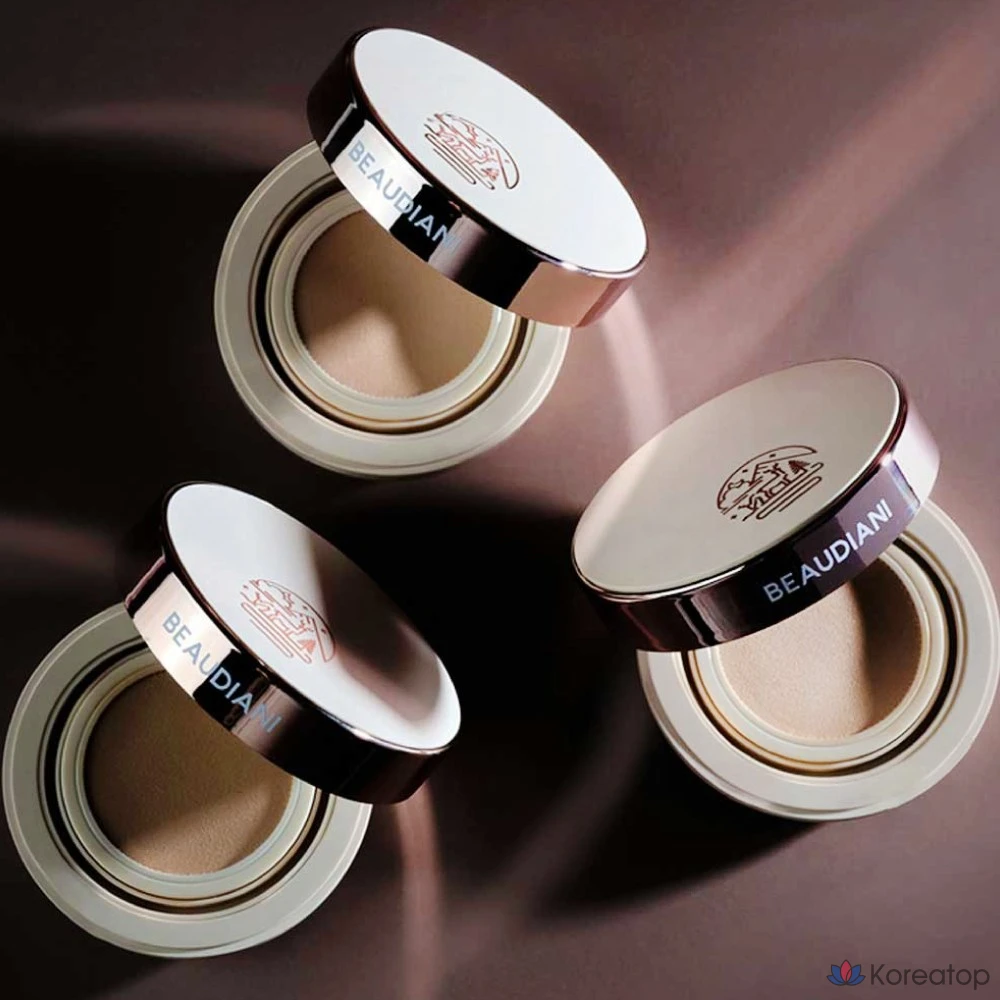 Кушон с сетчатой подушечкой Beaudiani Natural Daily, оттенок 1, 12 г, 2 шт., фото 8