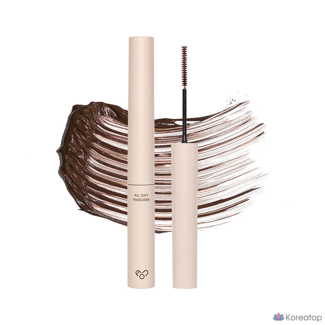 Тушь для ресниц AOU All Day, 1 шт., оттенок 03 Volume Brown.