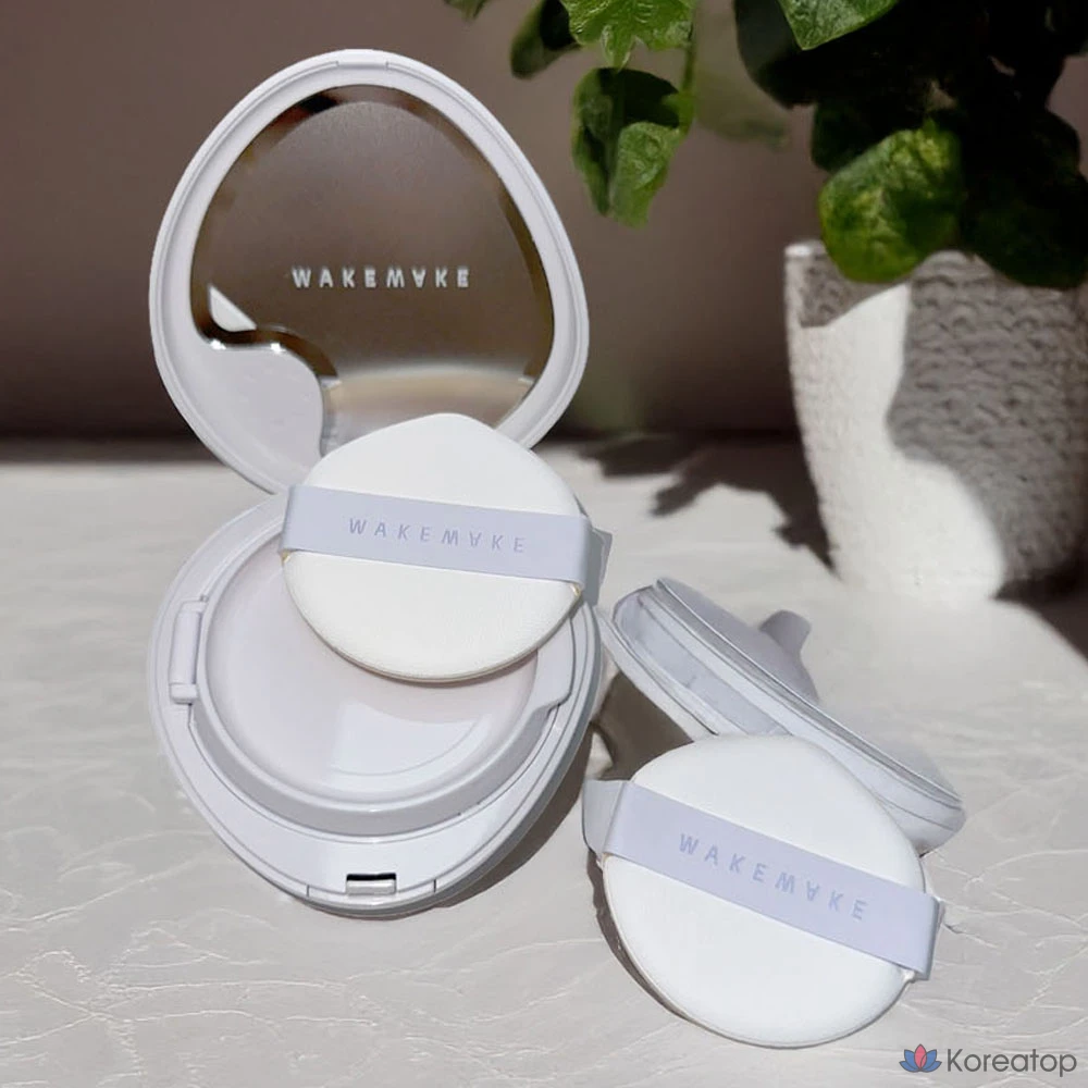 Тональный крем WAKEMAKE Water Glow Coating Cushion 11 г / SPF50+, 1 шт., фото 2