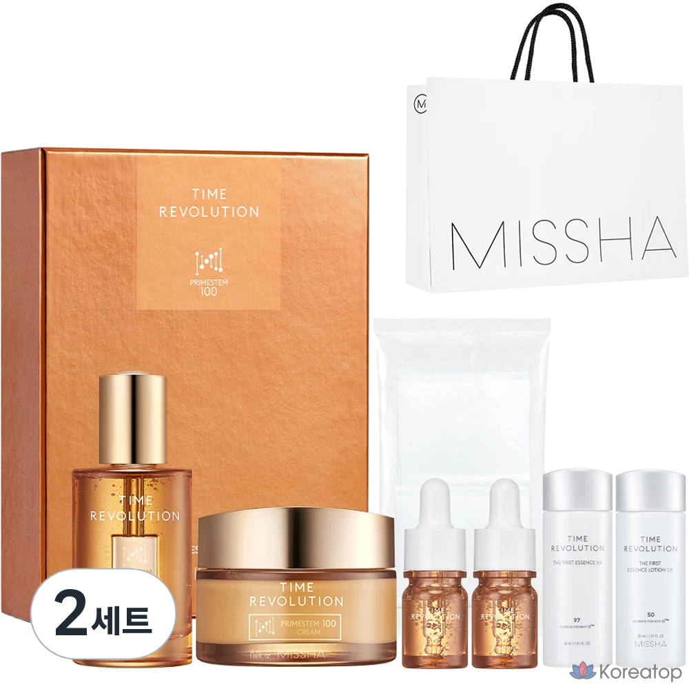 Набор из 2 стемов Missha Time Revolution Prime Stem 100, 2 комплекта.