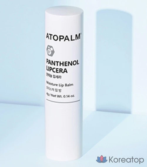 Бальзам для губ Atopalm Panthenol Lip Cera, бесцветный, без отдушек, 4 г, 1 шт.