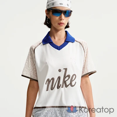 Топ женский Nike Sportswear Lace Polo Jersey Top, фото 3