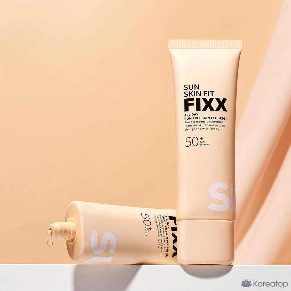 Солнцезащитный крем So Natural All Day Sun Fixer Skin Fit Beige SPF 50+ PA++++, 1 шт., 50 мл