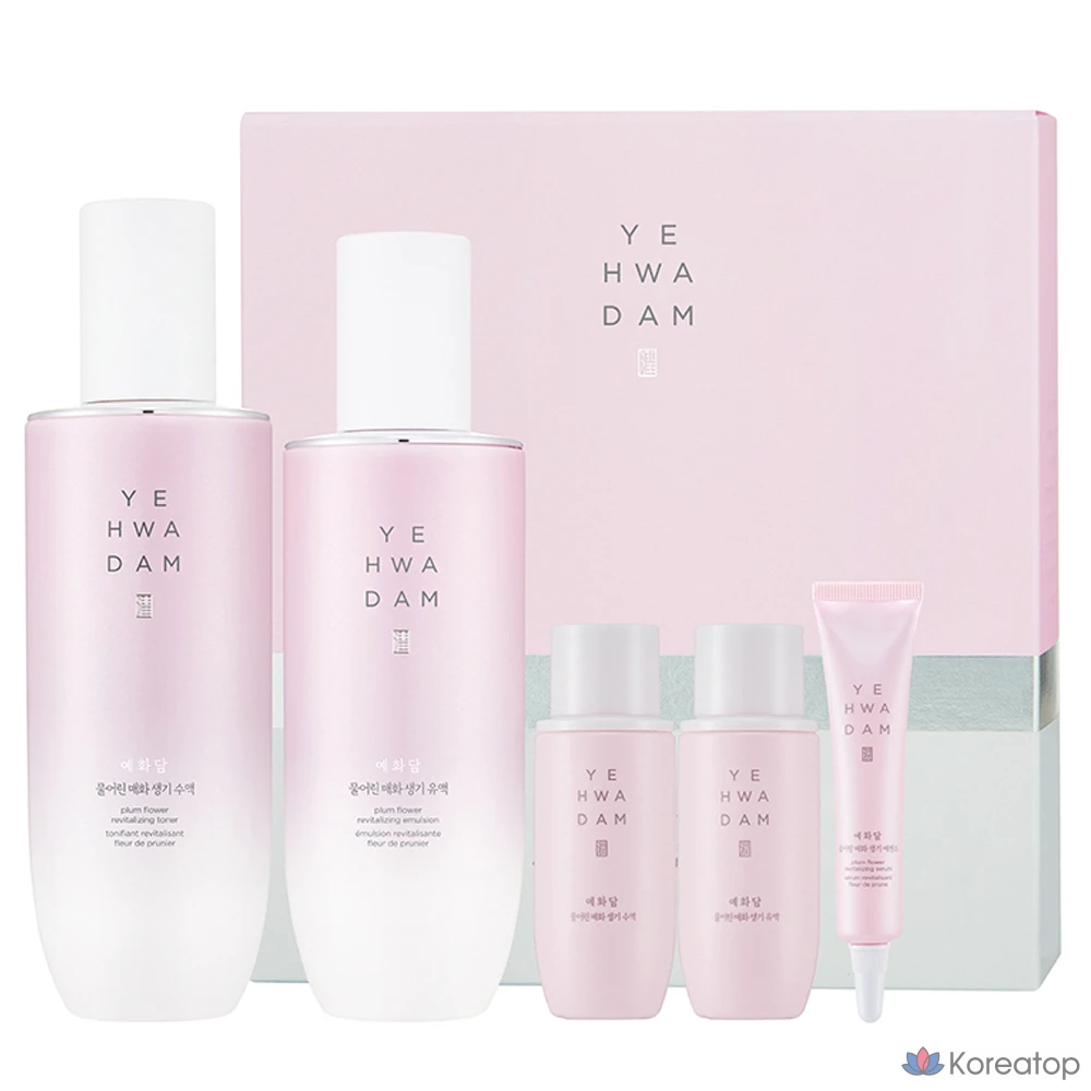 The Face Shop Yehwadam Plum Blossom Vitality, 2 предмета, 1 комплект.