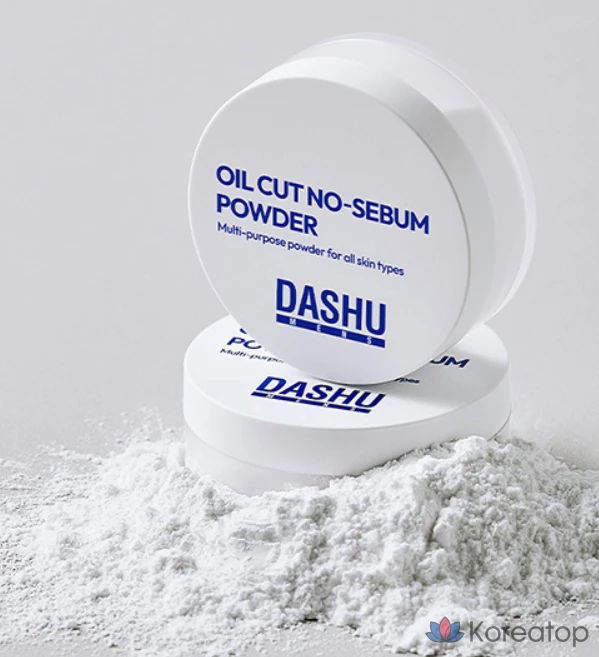 Мужская пудра DASHU Oil Cut No-Sebum Powder, 5 г, белая, 1 шт.