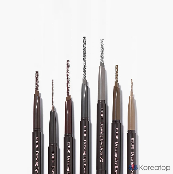 Карандаш для бровей Etude House New Drawing Eyebrow Auto Pencil, оттенок 5 Gray, 0.25 г, 1 шт., фото 4