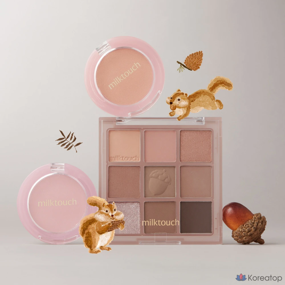 Палетка теней Milk Touch Tone-On, 1 шт., 03 My Favorite Autumn