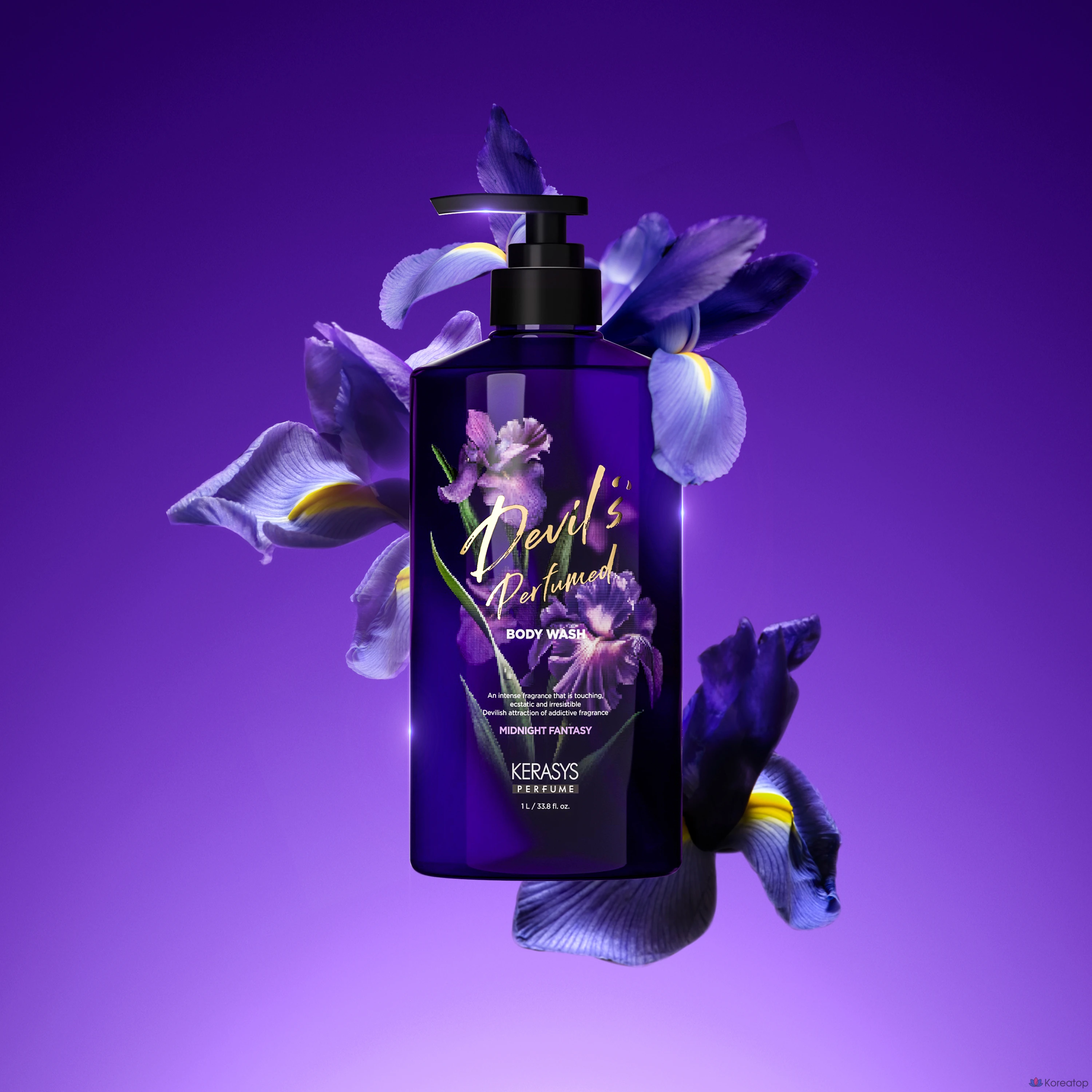 Гель для душа KeraSys Devil's Perfume Midnight Fantasy, 1 л, 1 шт.