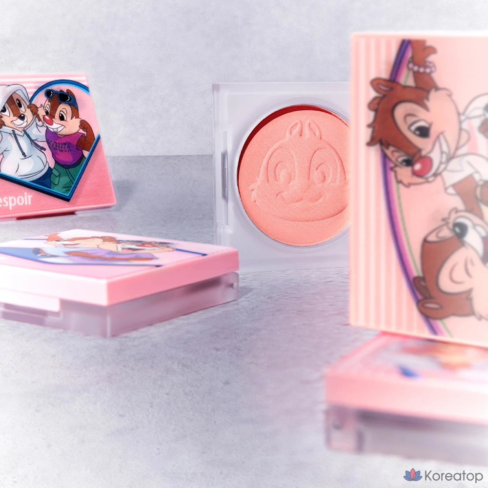 Румяна Espoir Disney Edition Blurry Cheek, 4,7 г, № 2, волнистый коралловый оттенок, 1 шт., фото 8