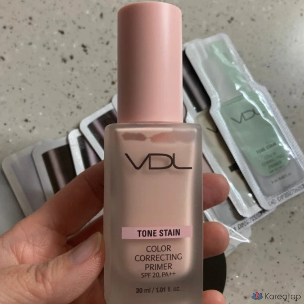 Корректирующая база под макияж VDL, 30 мл, цвет розовый кварц, 1 шт.