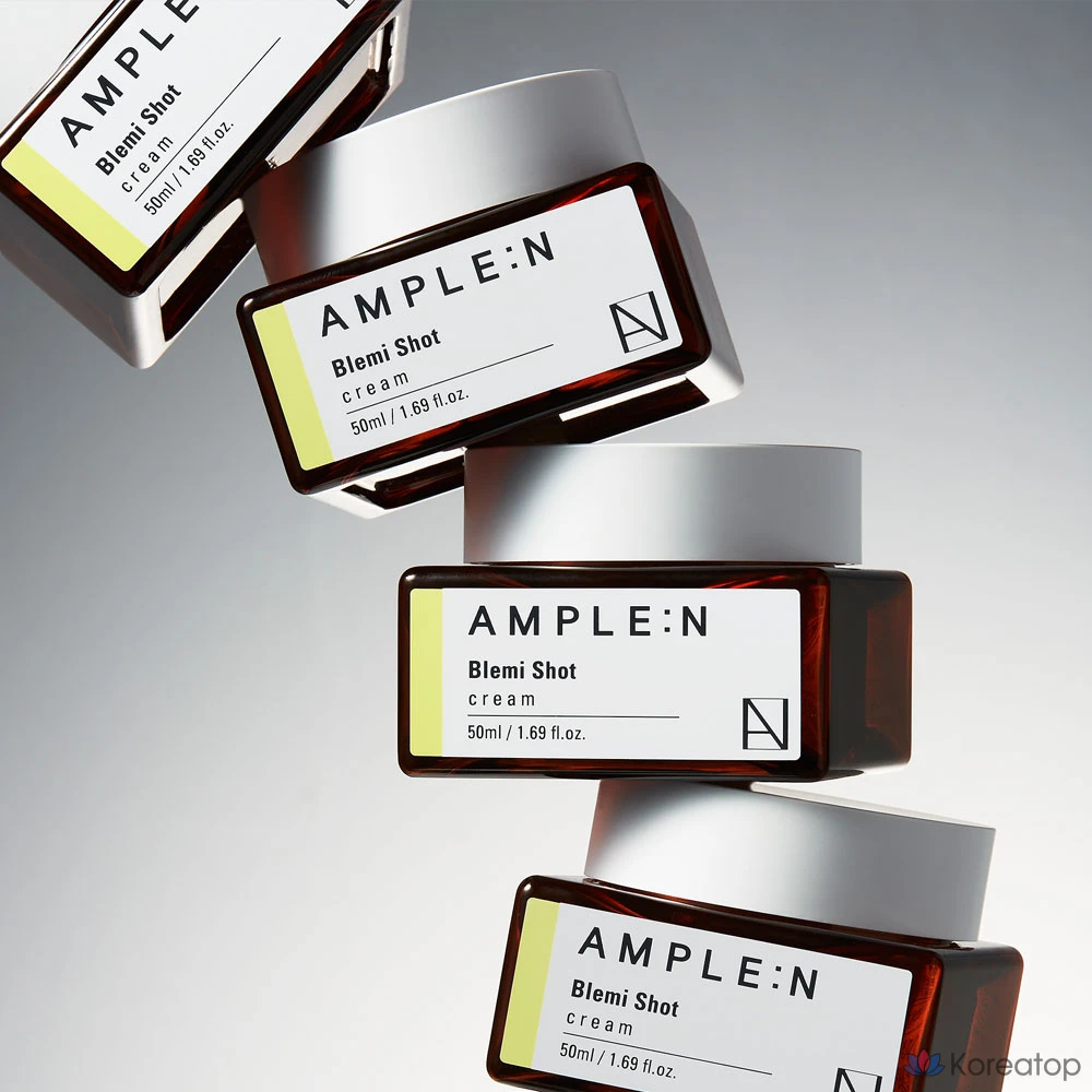 Крем для лица Coreana Ample:N &amp; Blemish Shot Whitening Blemish Cream, 1 шт., 50 мл