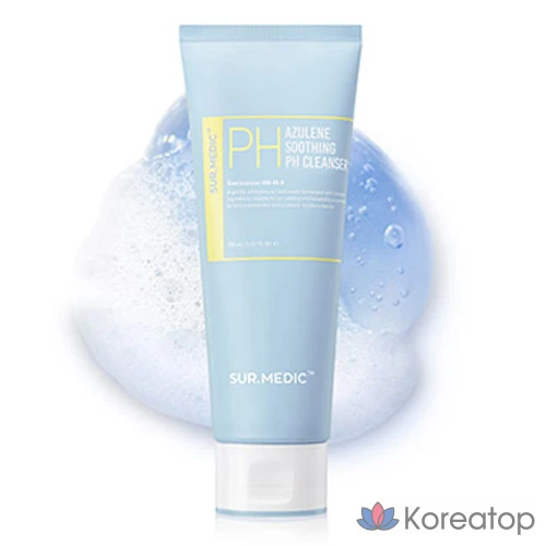 Очищающее средство SUR.MEDIC+ Azulene с мягкой кислотой, 150 мл, 1 шт.