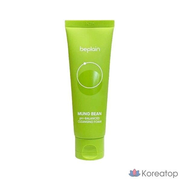 Beauty Care Beplain Green Bean Очищающая пенка для лица с мягкой кислотностью, 80 мл, 1 шт.