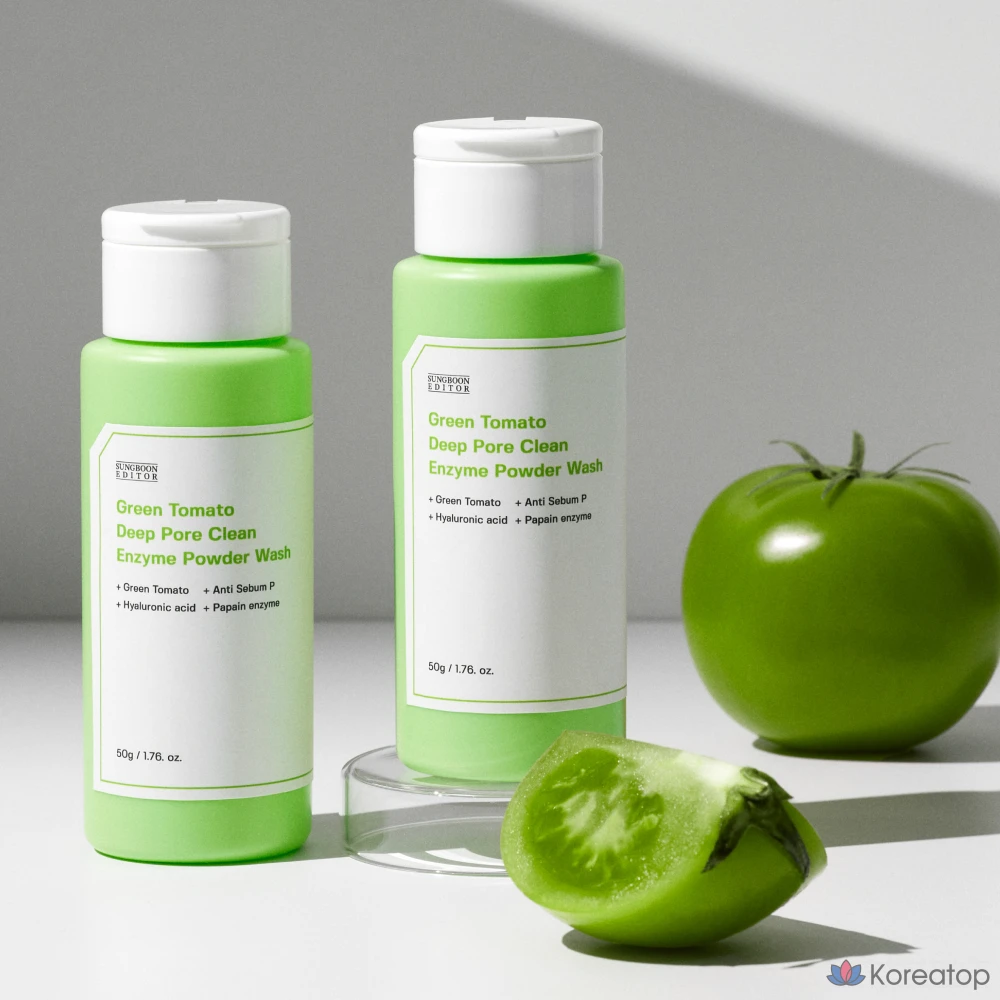 Порошок-гель для умывания Ingredient Editor Green Tomato Deep Pore Clean Enzyme Powder Wash, 50 г, 1 шт.