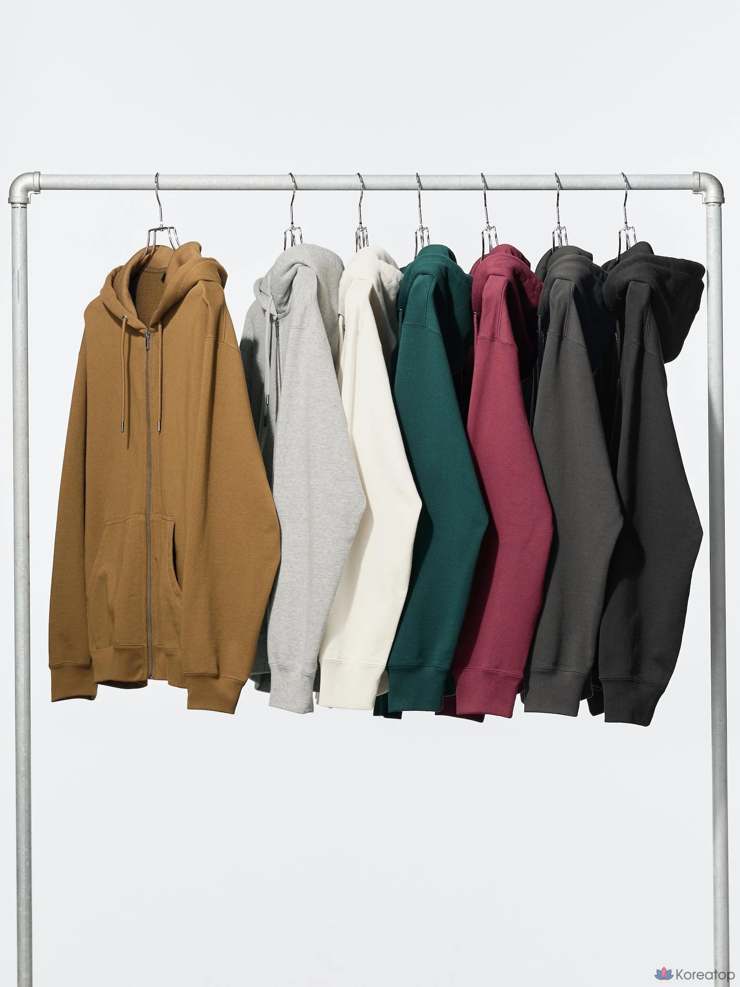 Парка на молнии Uniqlo Sweat Full-Zip Parka