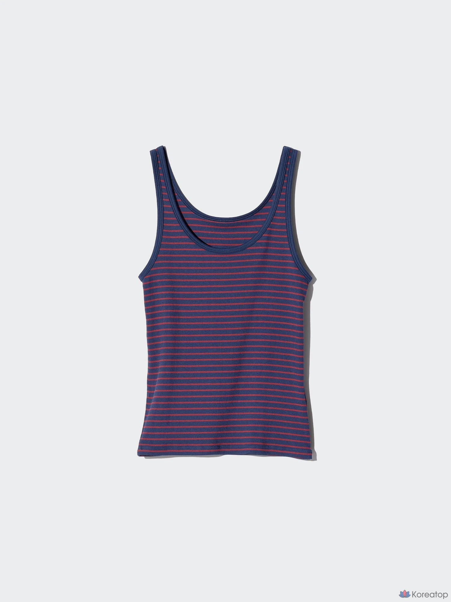 Топ Uniqlo Rib Tank Top, в полоску