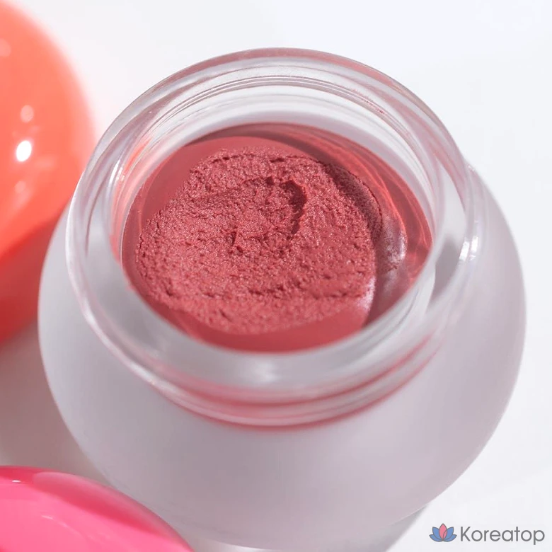 Пудра для лица и губ fwee Lip & Cheek Blurry Pudding Pot, оттенок RD04 FAV, 5 г, 1 шт., фото 6