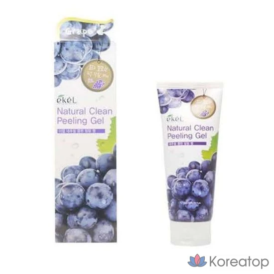 Отшелушивающий гель для лица Ikel с виноградным вкусом, 180 мл