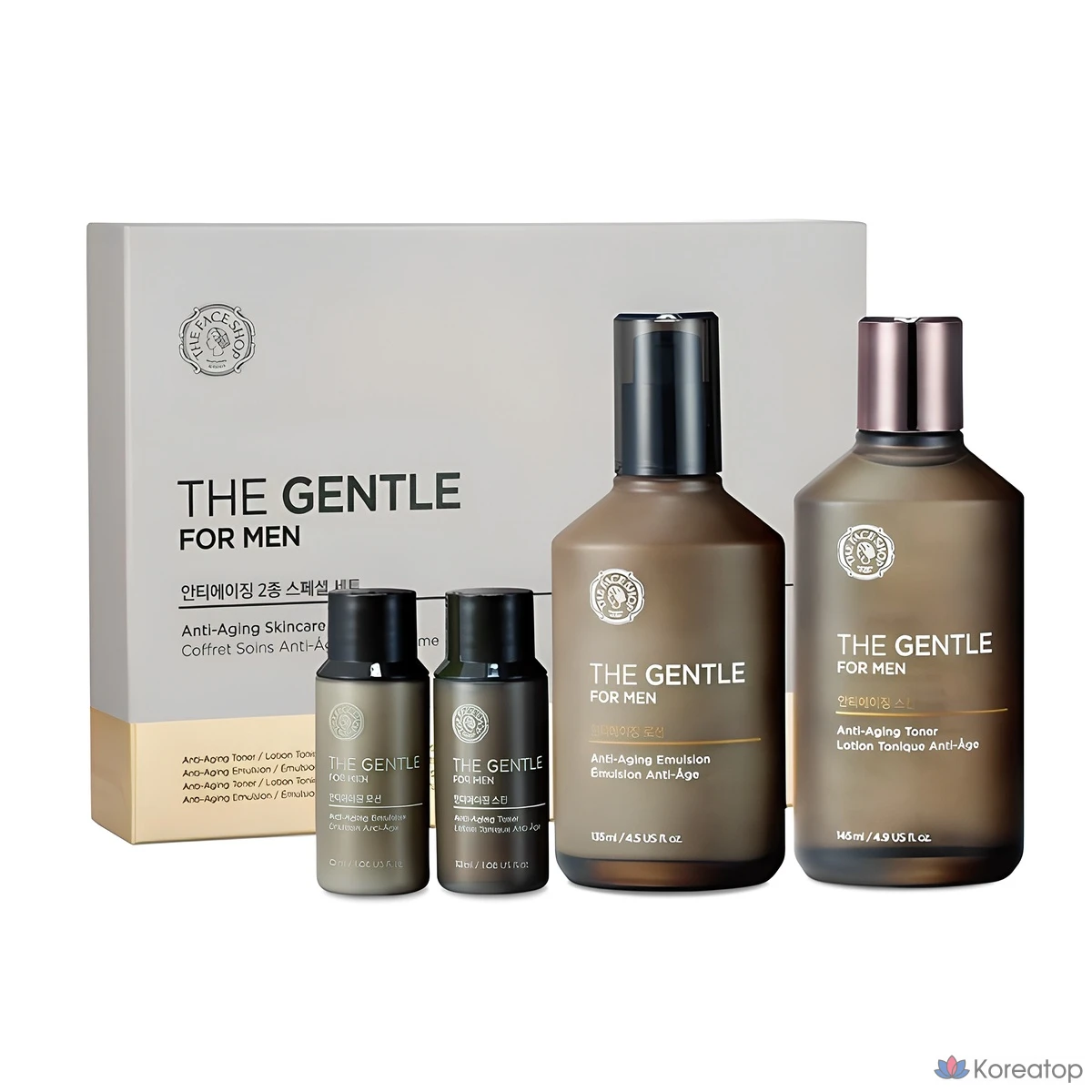 Набор для омоложения The Face Shop The Gentle for Men Anti-Aging из 2 предметов, 1 комплект