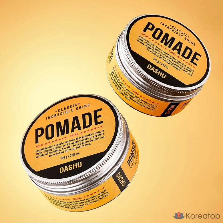 Воск для волос DASHU Classic Incredible Shine Pomade, 100 г, 1 шт.