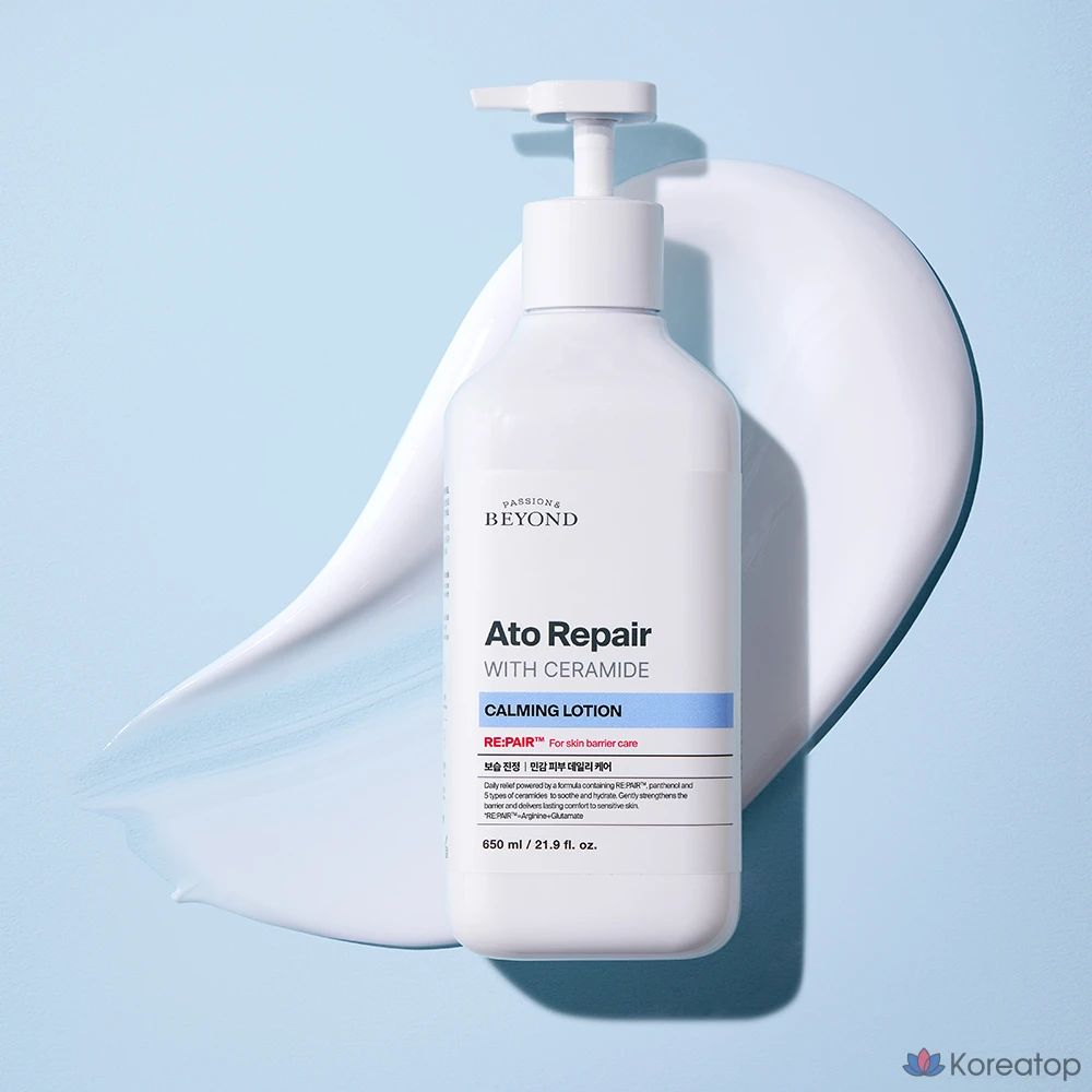 Успокаивающий лосьон BEYOND Ato Repair с керамидами, 650 мл, 1 шт.