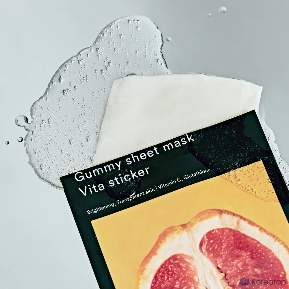 Набор наклеек для маски Abib Gum Sticker Sheet Mask Vita Sticker, 27 мл, 10 штук, 3 упаковки., фото 3