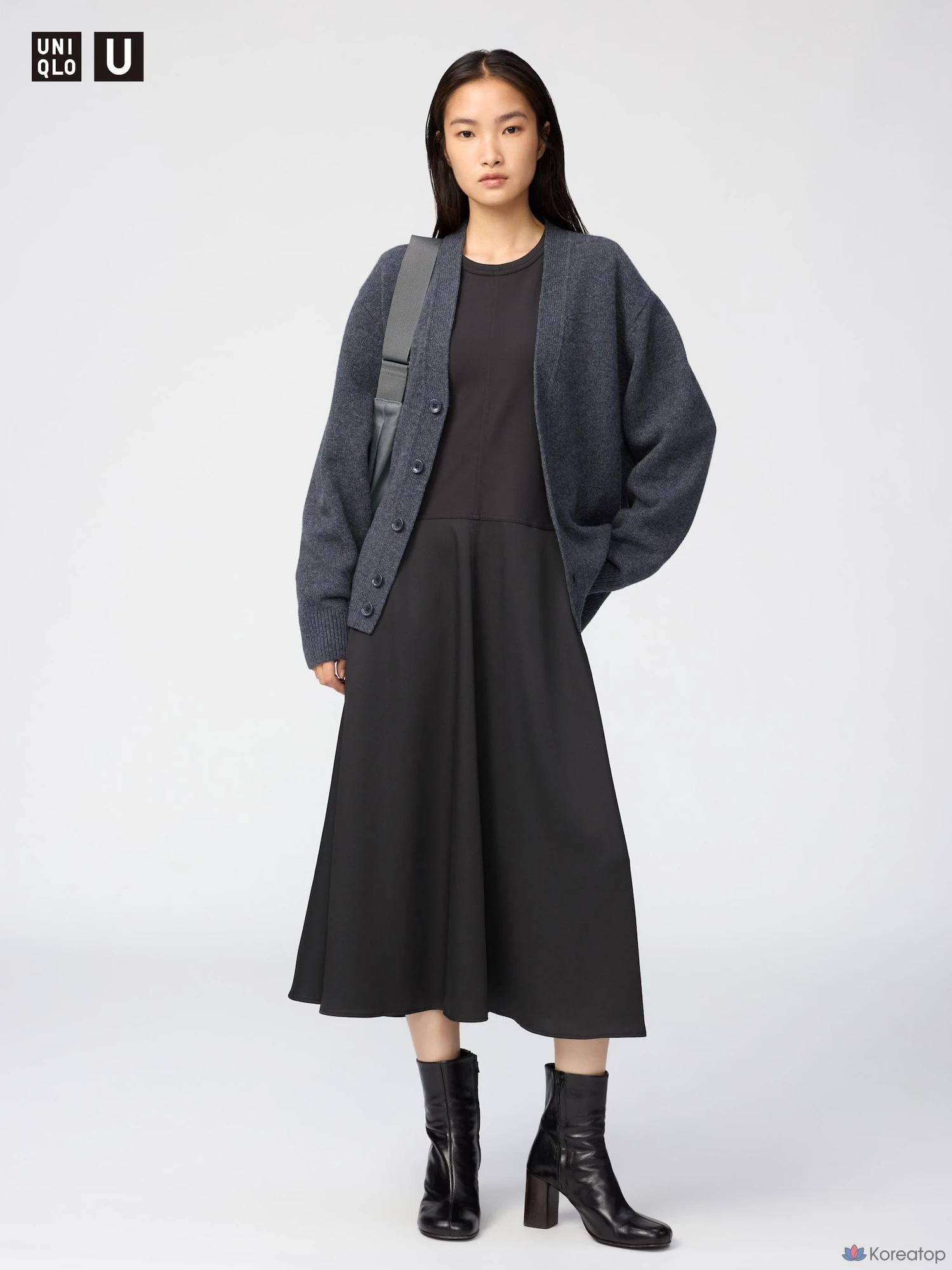Кардиган Uniqlo Lambswool V-Neck