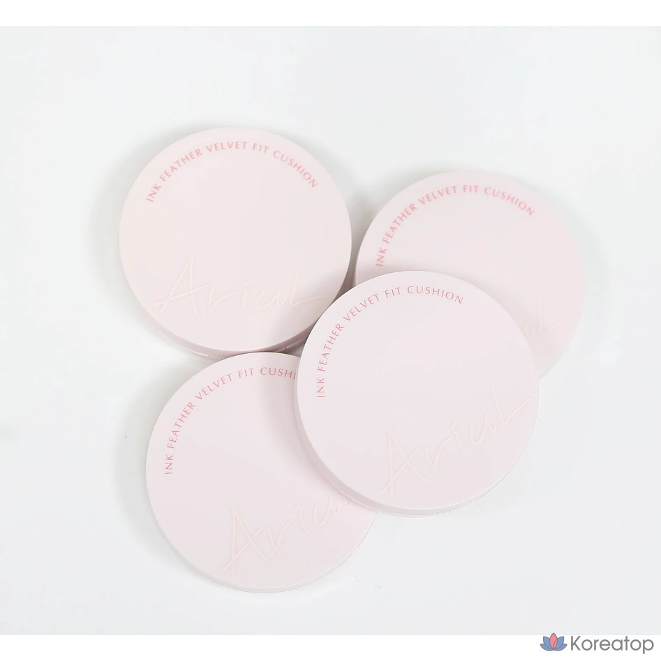 Pretty Skin Texture Ariel Ink Feeder Velvet Fit Cushion Close Cover Plan, № 4 Latte, 1 шт., фото 2