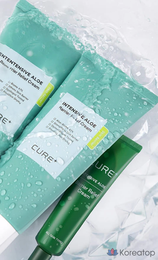 Крем для интенсивного укрепления кожного барьера с алоэ вера KIM JEONG MOON Aloe Cure, 100 г, 1 шт.