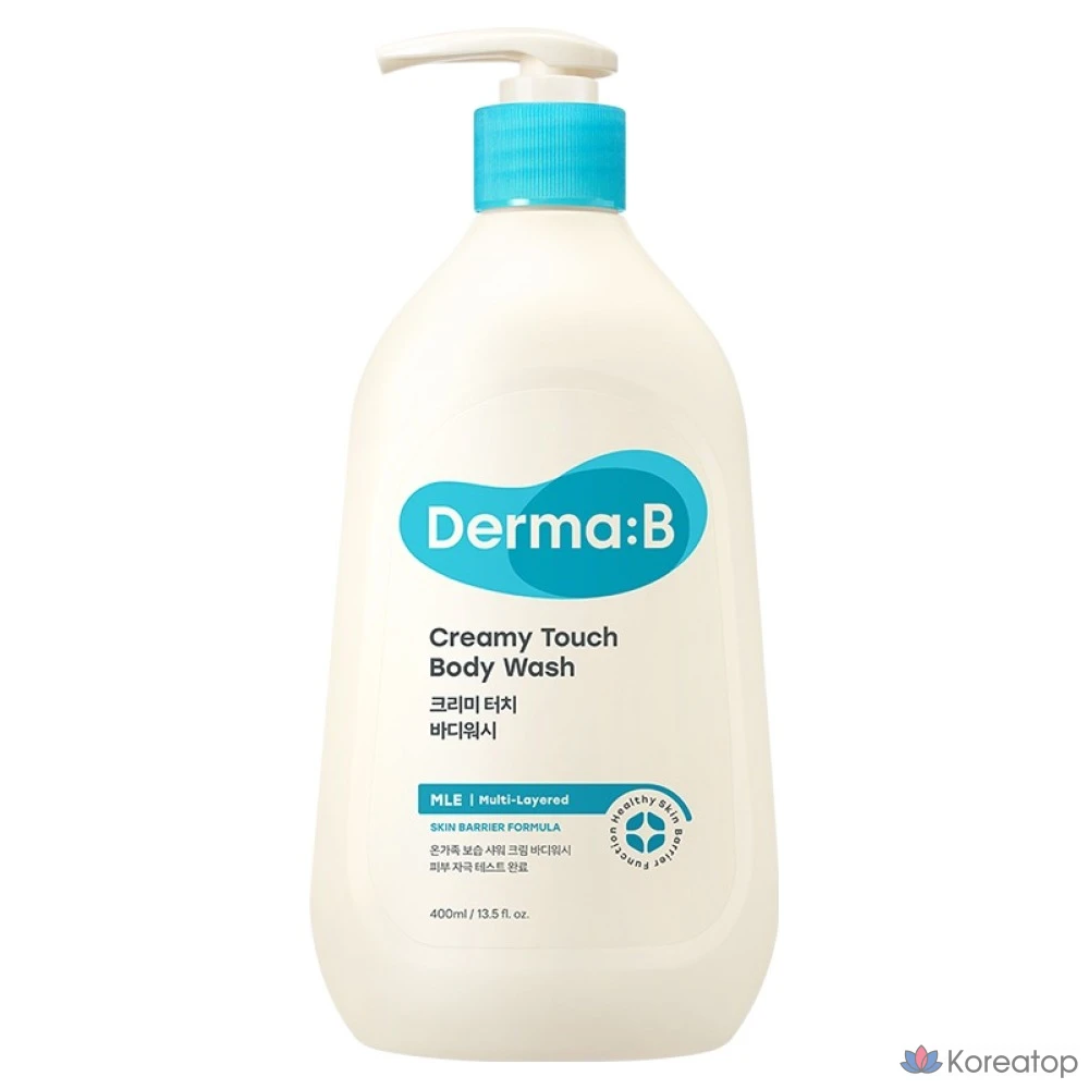 Гель для душа DERMA:B Creamy Touch Body Wash, 400 мл, 1 шт.
