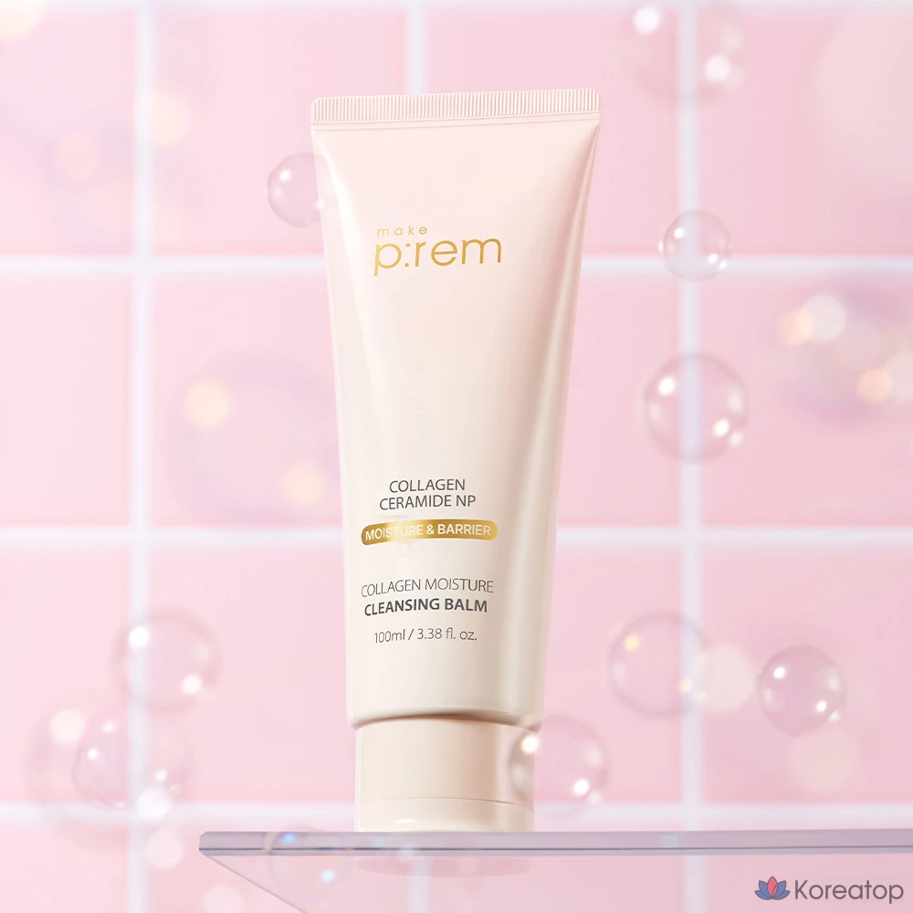 Очищающий бальзам MAKE P:REM Collagen Moisture, 100 мл, 1 шт., 100 г
