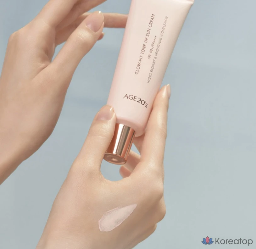 Солнцезащитный крем Age 20's Glow Fit Tone-Up SPF50+ PA++++, 50 мл, 1 шт.