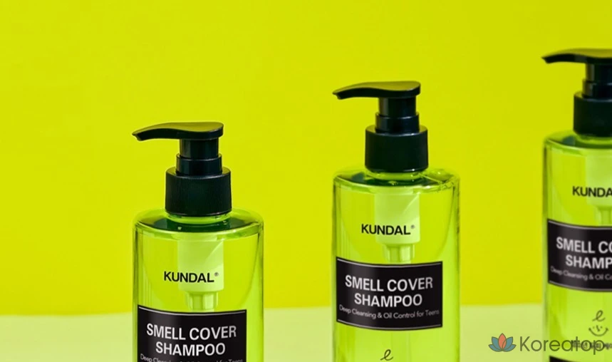 Шампунь Kundal All Day Smell Cover Youth с ароматом лайма, базилика и мандарина, 400 мл, 1 шт.