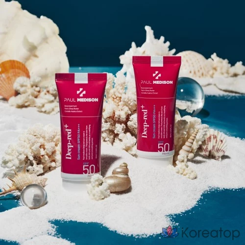 Солнцезащитный крем PAUL MEDISON Deep Red SPF50 PA+++, 60 мл, 1 шт.