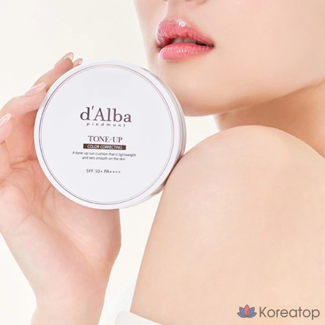 Кушон d'Alba Waterfull Tone-Up Sun Cushion Refill SPF50+ PA++++, 15 г, 1 шт.