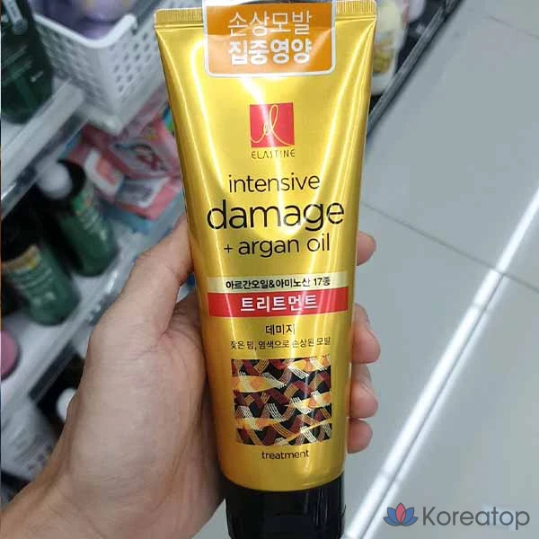 Средство для восстановления поврежденных волос Elastine Argan Oil, 200 мл, 1 шт.