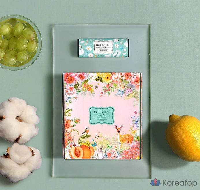 Автомобильный освежитель воздуха Bouquet garni, 1 шт., мягкий хлопок., фото 2