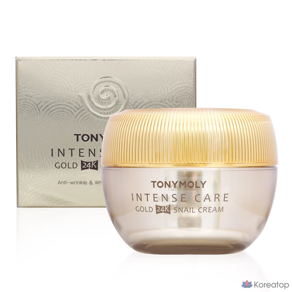 Крем для лица Tony Moly Intense Care Gold 24K Snail Cream, 45 мл, 1 шт.