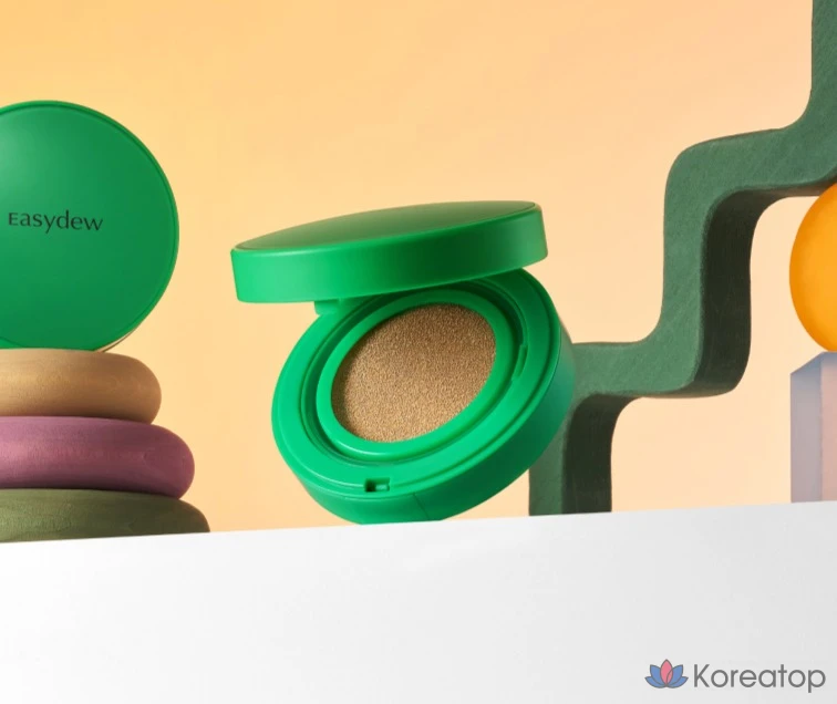 Кушон Easydew Mela B Toning Ampoule Cushion Puff, оттенок 19, 13 г, 1 шт.