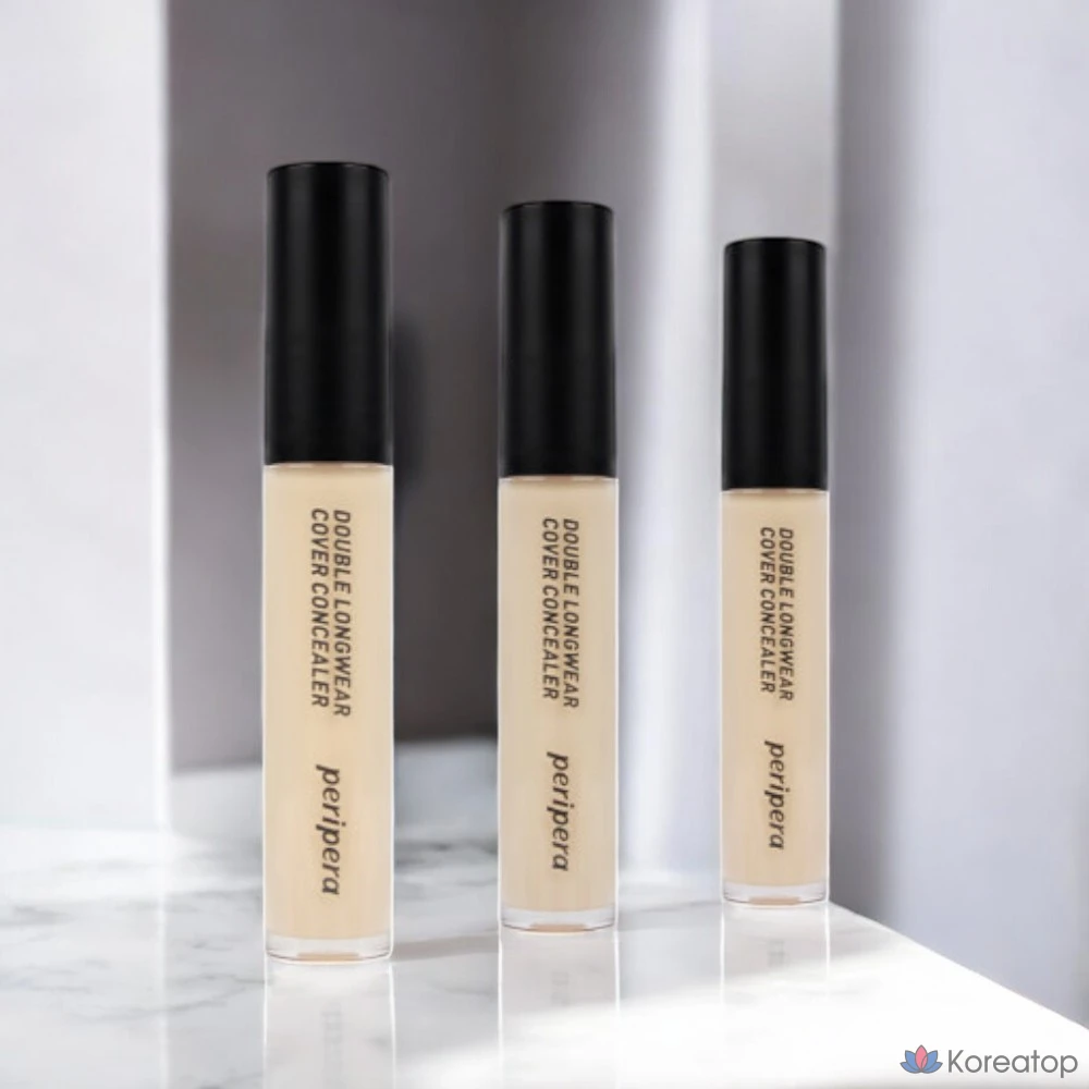 Консилер Peripera Double Longwear Cover 5,5 г, оттенок 0,5, 1 шт.