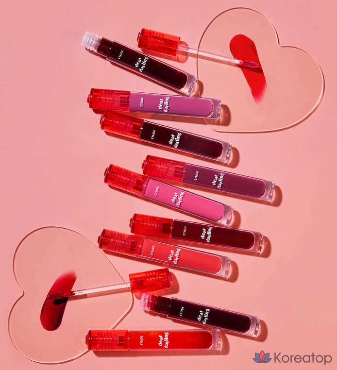 Etude House Dear Darling Water Gel Tint, 02 Cherry Red, 1 шт., фото 6