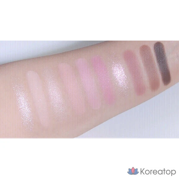 Палетка теней Too cool for school Frottage, 8,6 г, 2 оттенка нежно-розового цвета, 1 шт., фото 9