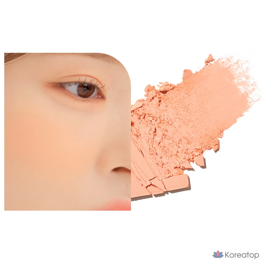 Румяна Dasique Blending Mood Cheek, 11,2 г, оттенок 03 Peach Blending, 1 шт., фото 7