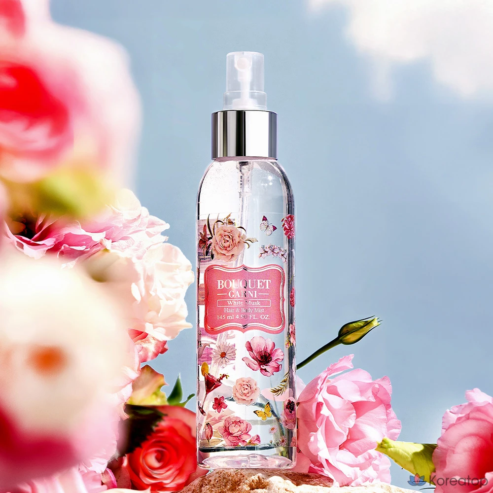 Ароматизированный спрей для волос и тела Bouquet Garni «Белый мускус», 145 мл, 1 шт.